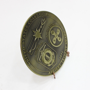 Alibaba china personalizado moneda antigua placa esmalte epoxi resina souvenir escultura 3D OEM medalla - Product Image 3