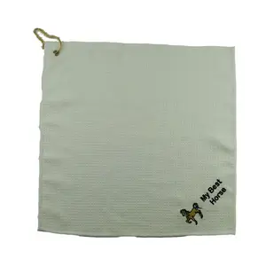 Super Soft Golf Towel Sport Microfiber Towel For Car/golf Towels Microfiber With Grommet And Hook