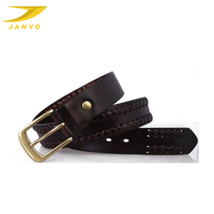 Boucles de <span class=keywords><strong>ceinture</strong></span> personnalisées chaudes <span class=keywords><strong>Ceinture</strong></span> <span class=keywords><strong>en</strong></span> <span class=keywords><strong>cuir</strong></span> véritable <span class=keywords><strong>tressée</strong></span> originale pour homme - Product Image 2