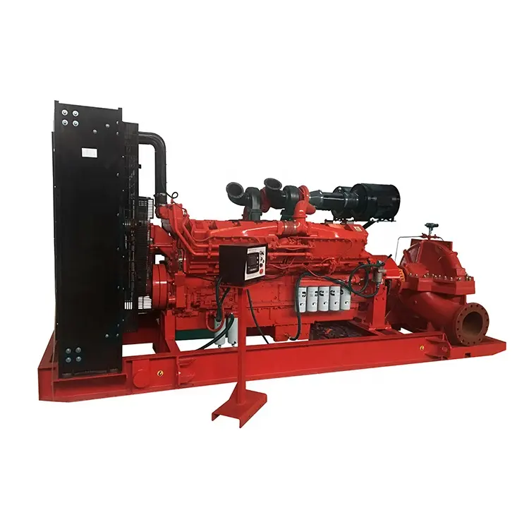 Diesel Engine Driven Fire Pumps With Mechanical Seal