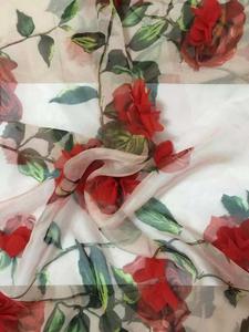 Tessuto in <span class=keywords><strong>Chiffon</strong></span> con <span class=keywords><strong>Fiori</strong></span> 3D in Perla, Vendita all'Ingrosso di Fabbrica, <span class=keywords><strong>per</strong></span> <span class=keywords><strong>Abiti</strong></span> di Alta Qualità - Product Image 4