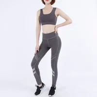 Sexy Dry Fit Bodybuilding Damen Gym Tragen Großhandel Yoga Set OEM Custom Hohe Qualität Fitness Gym Frauen Tragen