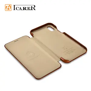 Чехол ICARER для мобильного телефона из натуральной кожи, чехол-книжка для сотового телефона iPhone XS Max