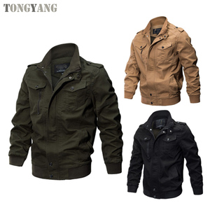 Chaquetas Bomber TONGYANG para Hombre, Ropa Exterior Táctica, Cortavientos Ligero y Transpirable, Chaquetas de Tallas Grandes - Product Image 5