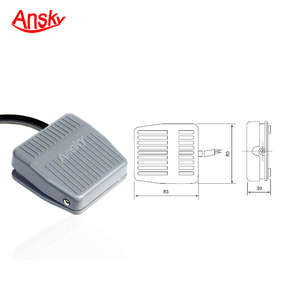 Interrupteur à pédale électrique momentané en plastique Ansky, bouton de panique au pied - Product Image 4