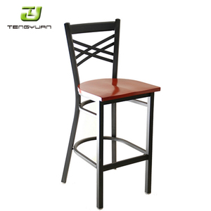 Commercial Synthetic Leather Modern Outdoor <strong>Dining</strong> High Bar <strong>Stool</strong> - Product Image 3