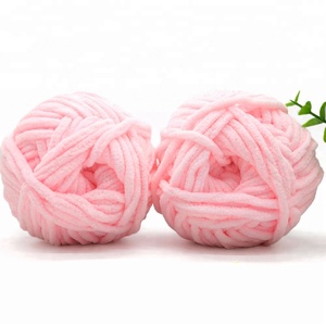 Meilleure qualité polyester fantaisie <span class=keywords><strong>chenille</strong></span> fil à tricoter à la main - Product Image 3