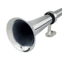 Bocina de aire para coche, claxon Universal de 17 pulgadas, 150DB, 12V, 180 Hertz, compresor de trompeta individual para camiones, coches y PQY-LB10
