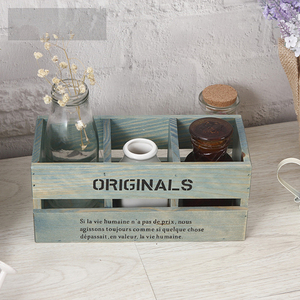 Belle couleur <span class=keywords><strong>pas</strong></span> <span class=keywords><strong>cher</strong></span> sapin en bois Pot de fleur boîte de rangement moyen planteur/Vase extérieur jardin clôture maison bureau élégant panier de fleurs - Product Image 4