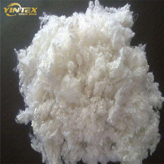 Recycled Polyester Staple Fiber 3DX64 Hollow Conjugated Siliconized/non-siliconized