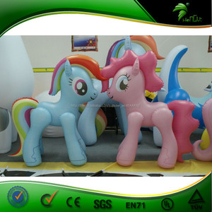Gonflable petits <span class=keywords><strong>chevaux</strong></span> animaux dessin animé mobile avec impression personnalisée couleur - Product Image 5