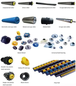 chinese health t type guide rail wheels roller ball transfer nylon caster plastic screw conveyor bearings