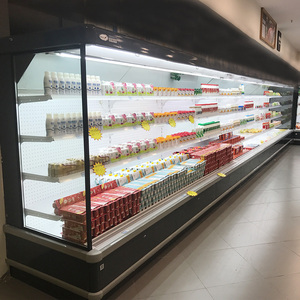 Refrigerador Multipuertas Abierto para Supermercado, Exhibición de Bebidas y Frutas, <span class=keywords><strong>Congelador</strong></span> <span class=keywords><strong>sin</strong></span> Puerta de Vidrio - Product Image 5