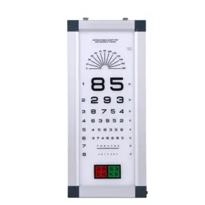 Eye Test Chart Wall light box sign mounted medical opticians Display Games  Room
