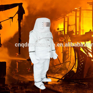 Aluminized Fireproof Aramid Fireman Fire Fighting Entry Suit Split Style Heat <strong>Insulation</strong> for Firefighter Rescue - Product Image 4