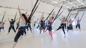 Cuerda elástica de baile para gimnasio en casa, cuerda elástica de entrenamiento, Kit de <span class=keywords><strong>Fitness</strong></span> duradero ISO9001, BSCI, 5 días CN;JIA 1,1 m - Product Image 4