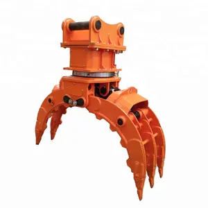 SF Manufacturer Quality Rotating Grab Bucket Excavator Stone Grab for Construction Machinery