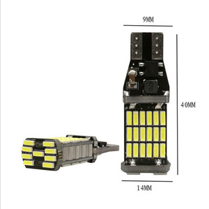 Piezas de Freno LED Automotrices EURS de 24V con Soquet de Luz Diurna para Autos Usados con Funciones de Reversa y Señal de Giro T15 W16W 4014 45smd - Product Image 5