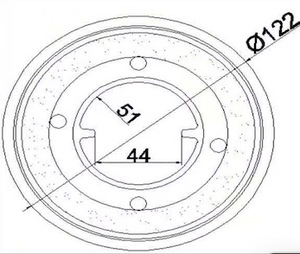 797700c91 69883c1 thép giấy ma sát đĩa tấm xe tải mô-men xoắn hạn chế ly hợp phanh fm2435 fm2438mp mô hình zr2 1225110 127760x - Product Image 4