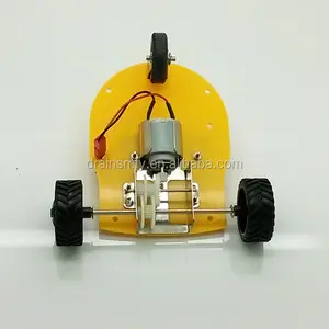 Pequena Quantidade de Auto Montagem eletrônica educação carro robot DIY kit