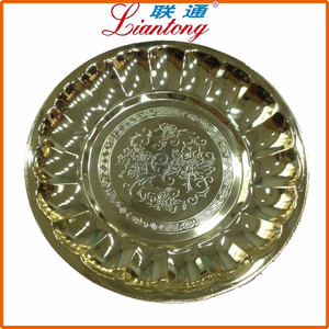 2017 produits Arabe plateau en cuivre, forme ronde Moyen-Orient cookie plateaux - Product Image 1