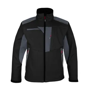 Waterproof workwear 3 layer soft shell jacket