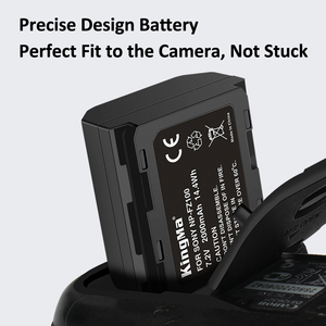 Kit de chargeur de batterie pour appareil photo KingMa entièrement décodé NP-FZ100, 2000 mAh, batterie numérique FZ100, chargeur double pour <span class=keywords><strong>Sony</strong></span> <span class=keywords><strong>ILCE</strong></span>-<span class=keywords><strong>9</strong></span> A7m3 A7r3 A9 - Product Image 3