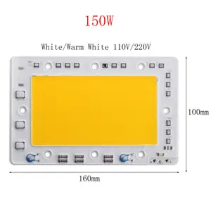 AC220V 50W 100W 150W 200W 6000K-6500K Cool white Warm White 600mA COB Led Chip for Floodlights