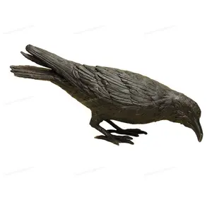 Fabriek Groothandel Gegoten Koperen Kleine Sculptuur Levensgrote Bronzen Duif Duif Sculptuur Vogel Van Stuk Standbeeld