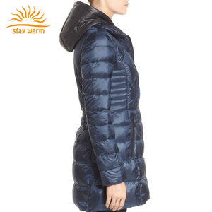 Doudoune longue pour femme, blouson chauffant en duvet, vêtement d'hiver - Product Image 3