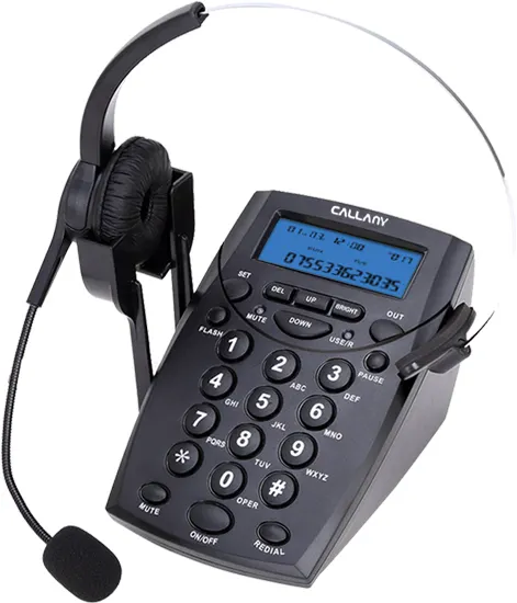 business cornetta del telefono per call center del servizio