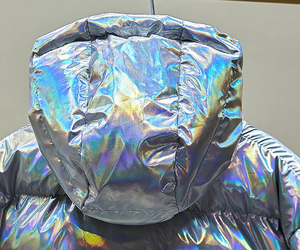 Homme <span class=keywords><strong>Veste</strong></span> Holographique Arc-en-ciel Laser <span class=keywords><strong>Hologramme</strong></span> Mode Manteau Vestes Hommes Personnalisé - Product Image 4