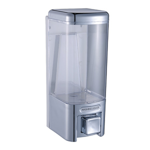 Dispenser di <span class=keywords><strong>Sapone</strong></span> <span class=keywords><strong>Liquido</strong></span> Moderno FLG in Plastica ABS Grigio Chiaro, Montaggio a Parete, Erogatore di Schiuma, Portarotolo <span class=keywords><strong>per</strong></span> <span class=keywords><strong>Bagno</strong></span> Domestico - Product Image 1