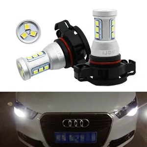 6000K beyaz kırmızı Amber CANBUS hiçbir hata H16 LED 5202 PS19W PSY24W LED ampuller AUDI A3 8P 2008 + LED DRL gündüz farları