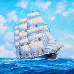<span class=keywords><strong>Voilier</strong></span> sur la <span class=keywords><strong>mer</strong></span> 5d bricolage diamant broderie peinture image - Product Image 1
