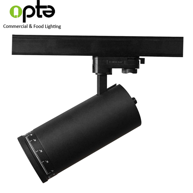 Светодиодный направляющий светильник с зумом, 30 Вт, направляющий светильник с зумом 10-60, опционально для художественных магазинов