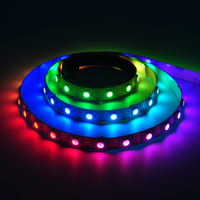 Tira de LED RGB Direccionable de 12V, Programable, WS2815, 60/m, con Carcasa de PC para Aplicaciones en Almacenes