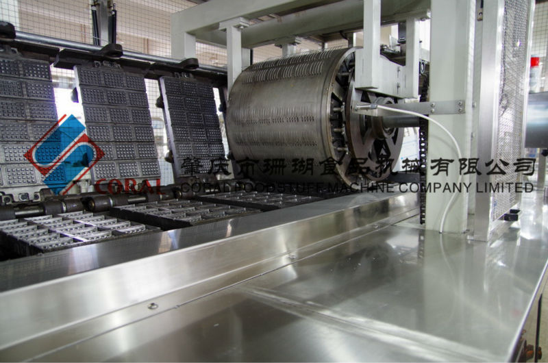 Commercial High quality Soft waffle making machine / Soft waffle baking line / Waffle maker