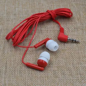 Cheap earphone for travel /Disposable in ear latest audio recommended/ear phones with cover