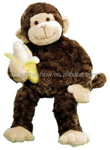 2016 venta Caliente imán de peluche <span class=keywords><strong>mono</strong></span> de juguete de felpa con plátano - Product Image 3