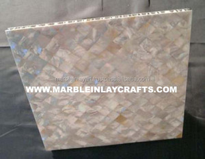 Plateau de Table en perles, nacre naturelle Exclusive - Product Image 1