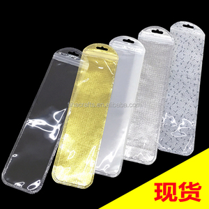 6.5*24cm bút Zip khóa bao bì <span class=keywords><strong>OPP</strong></span> Túi tiêu đề đóng gói túi nhựa bán buôn rõ ràng mỹ phẩm bàn chải <span class=keywords><strong>Poly</strong></span> túi với xử lý - Product Image 2