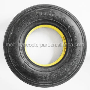 Neumático Sólido Sin Cámara de Espuma de 200X50 8\"X2\" C179 con Nervaduras Negras para Scooter de Movilidad, Pieza Cheng Shin - Product Image 2
