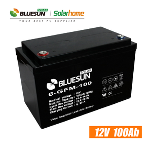 Batterie solaire haute capacité 12 v 24 v 36 v 200an d'énergie solaire de cycle profond de batterie de stockage de système de panneau solaire