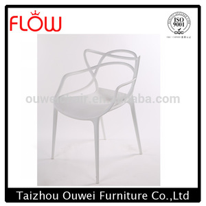 al aire libre blanco apilable silla de maestros - Product Image 1