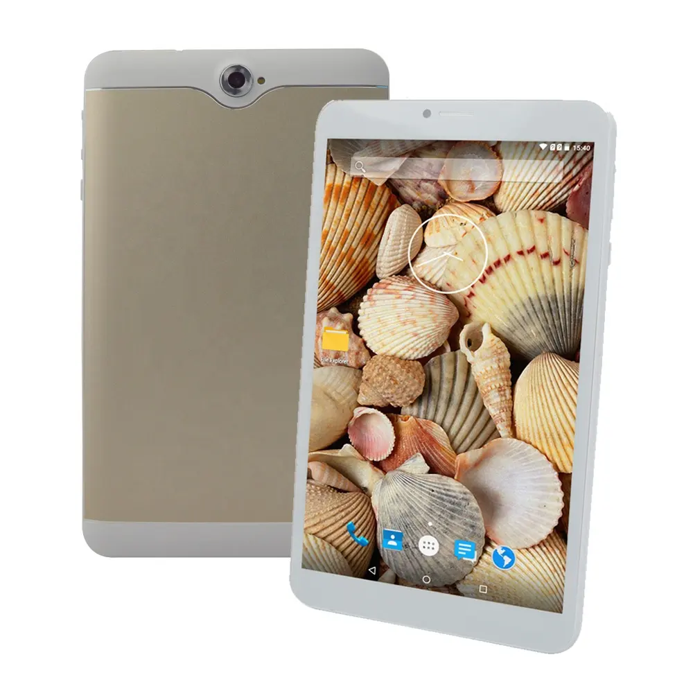 Niedriger Preis 7 "Touchscreen Kunststoff Rückseite 8GB ROM 3G Tablet PC 7 Zoll mit großem Akku