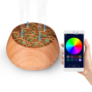 400Ml App Điều Khiển Từ Xa Tinh Dầu Độ Ẩm Âm Nhạc BT Loa Khuếch Tán Hương Thơm Với Loa Răng Xanh - Product Image 2