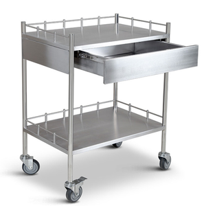 Carrinho de Armazenamento de Instrumentos e Curativos em Aço Inoxidável para Hospital YFQ001 - Product Image 1