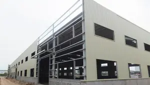 Construction Design Steel Frame Structure Prefabricated Warehouse /Bulidings