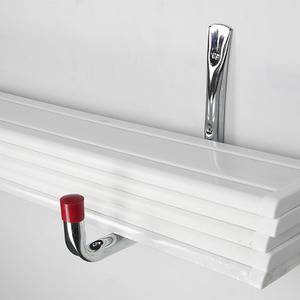 L Shape Wall Mounted Garage <strong>Storage</strong> <strong>Ladder</strong> Hanger Steel Galvanized Pipe <strong>Hook</strong> - Product Image 3